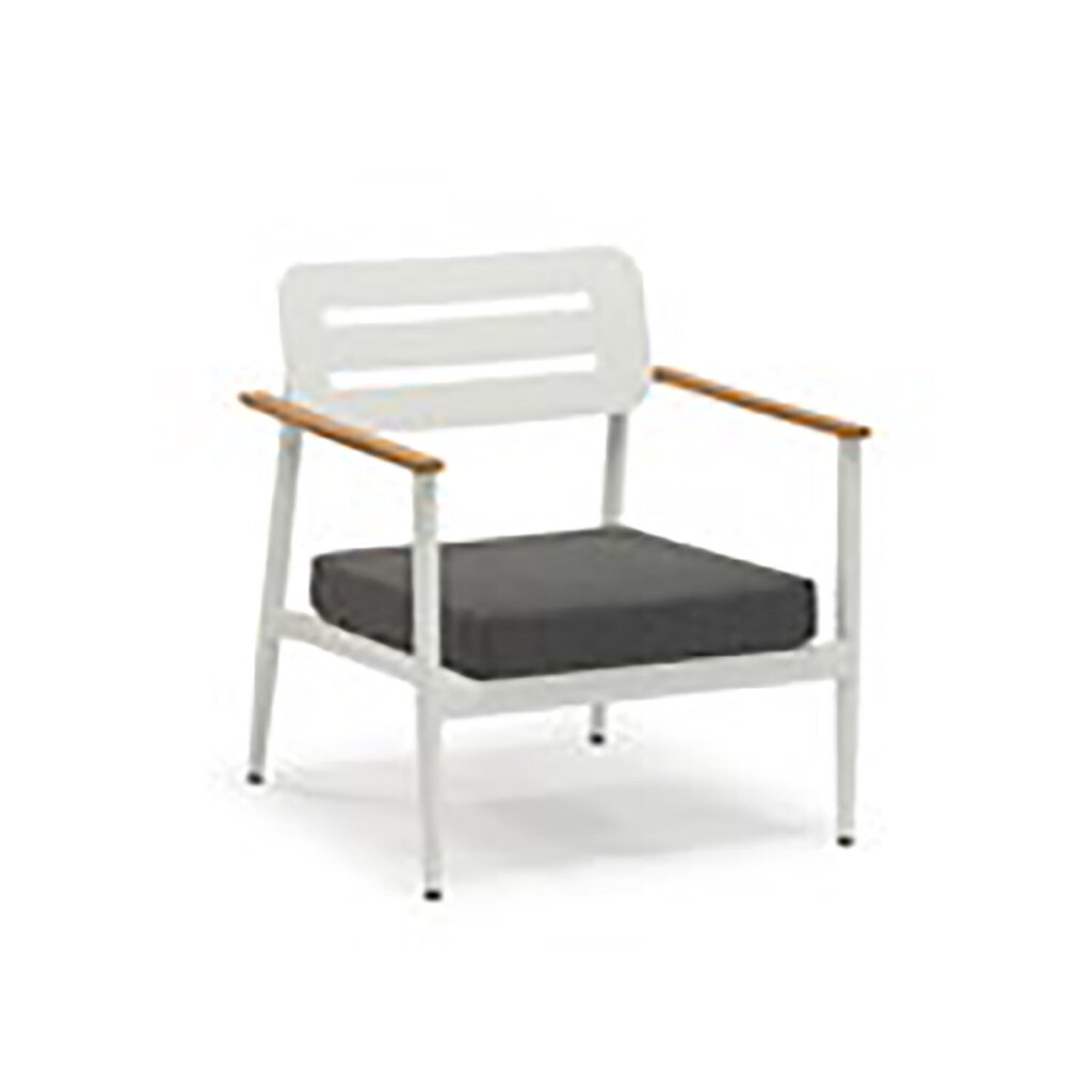 Tuoli FIRENZE valkoinen, 70x75xH80,5cm, alumiini hinta ja tiedot | Puutarhatuolit | hobbyhall.fi
