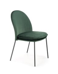 4 tuolin setti Halmar K443, vihreä hinta ja tiedot | Ruokapöydän tuolit | hobbyhall.fi