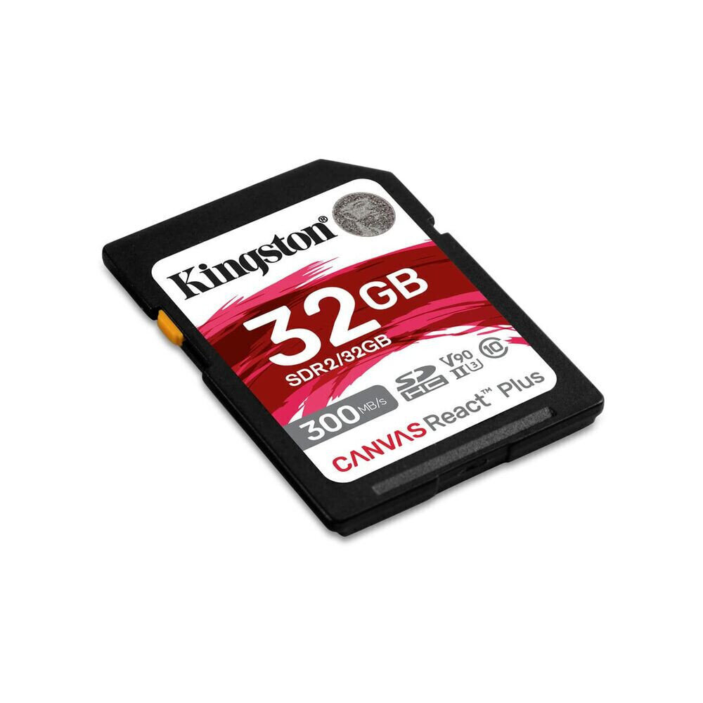 Muistikortti Kingston Canvas React Plus SD 32GB hinta ja tiedot | Puhelimen muistikortit | hobbyhall.fi