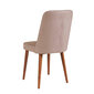 Ruokapöydän tuoli Kalune Design 869, beige / ruskea hinta ja tiedot | Ruokapöydän tuolit | hobbyhall.fi