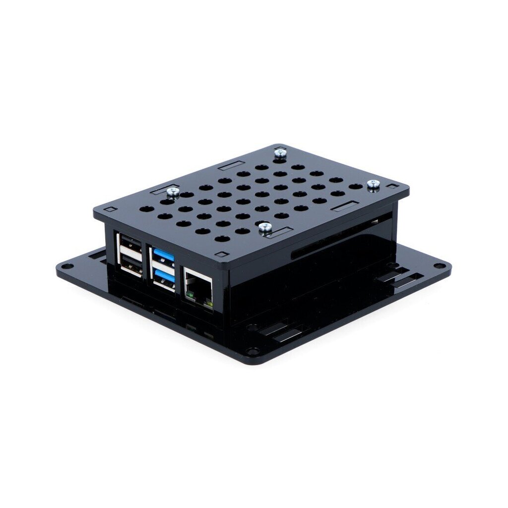 Kotelo Raspberry Pi 4B VESA v2 monitorikiinnike - musta hinta ja tiedot | Mikrokontrollerit | hobbyhall.fi