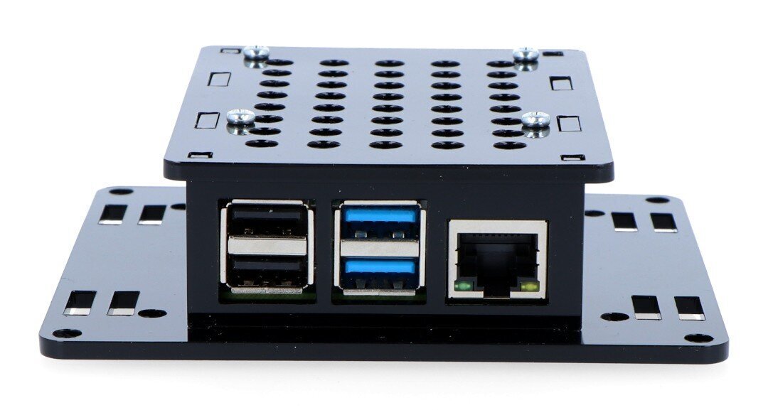 Kotelo Raspberry Pi 4B VESA v2 monitorikiinnike - musta hinta ja tiedot | Mikrokontrollerit | hobbyhall.fi