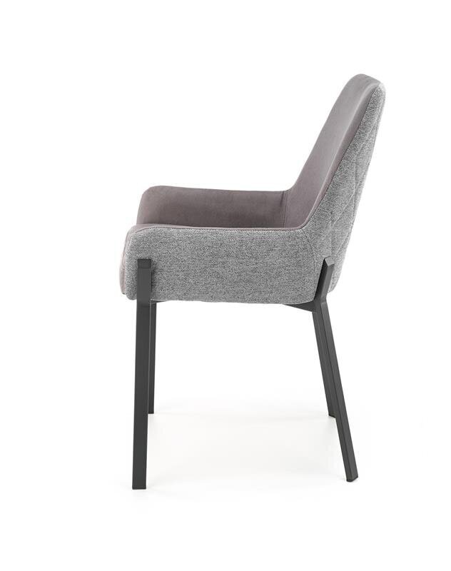 Halmar K439 kahden tuolin setti, harmaa hinta ja tiedot | Ruokapöydän tuolit | hobbyhall.fi