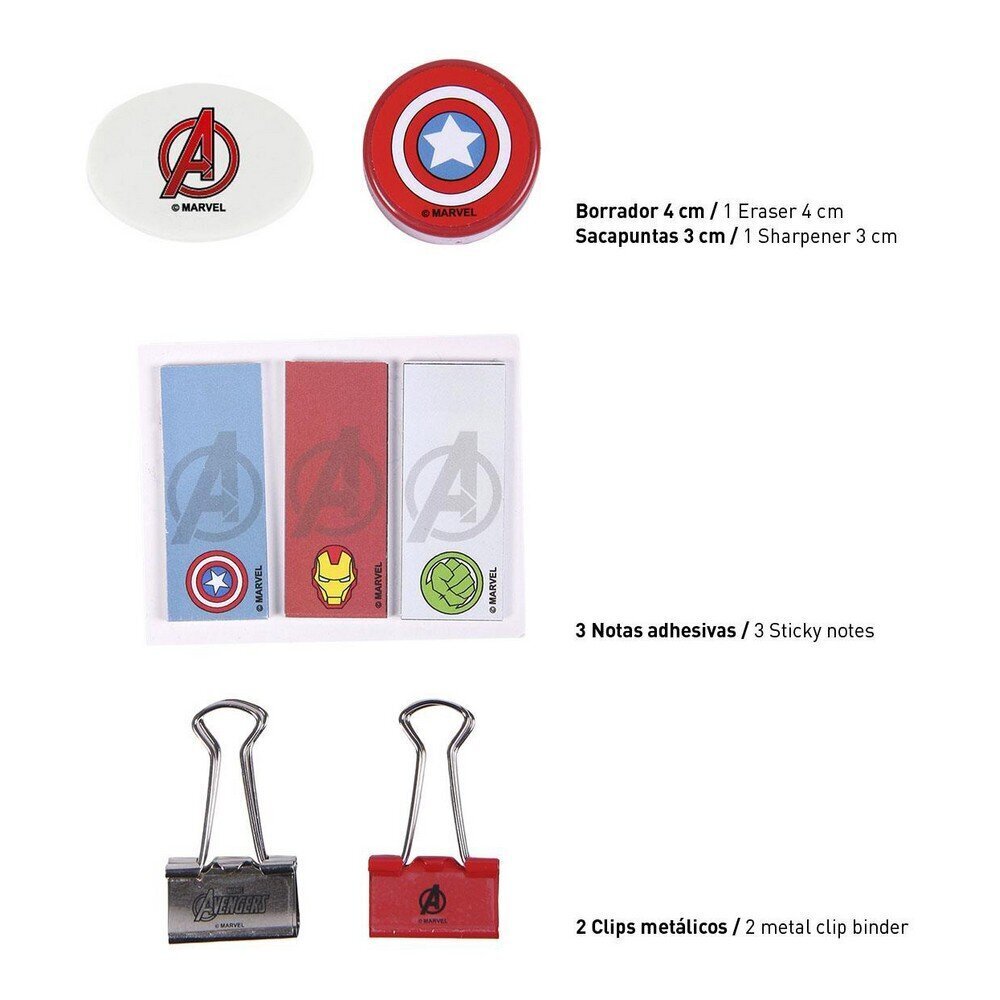 Paperitavarasarja The Avengers 12-osainen hinta ja tiedot | Toimistotarvikkeet | hobbyhall.fi