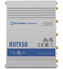 Teltonika Industrial 5G RUTX50 hinta ja tiedot | Reitittimet ja modeemit | hobbyhall.fi