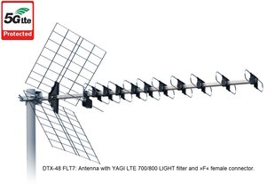 TV-antennit ISKRA DTX-48 FLT7 Hopea hinta ja tiedot | TV-antennit | hobbyhall.fi