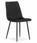 4-tuolisetti Turin, musta hinta ja tiedot | Ruokapöydän tuolit | hobbyhall.fi