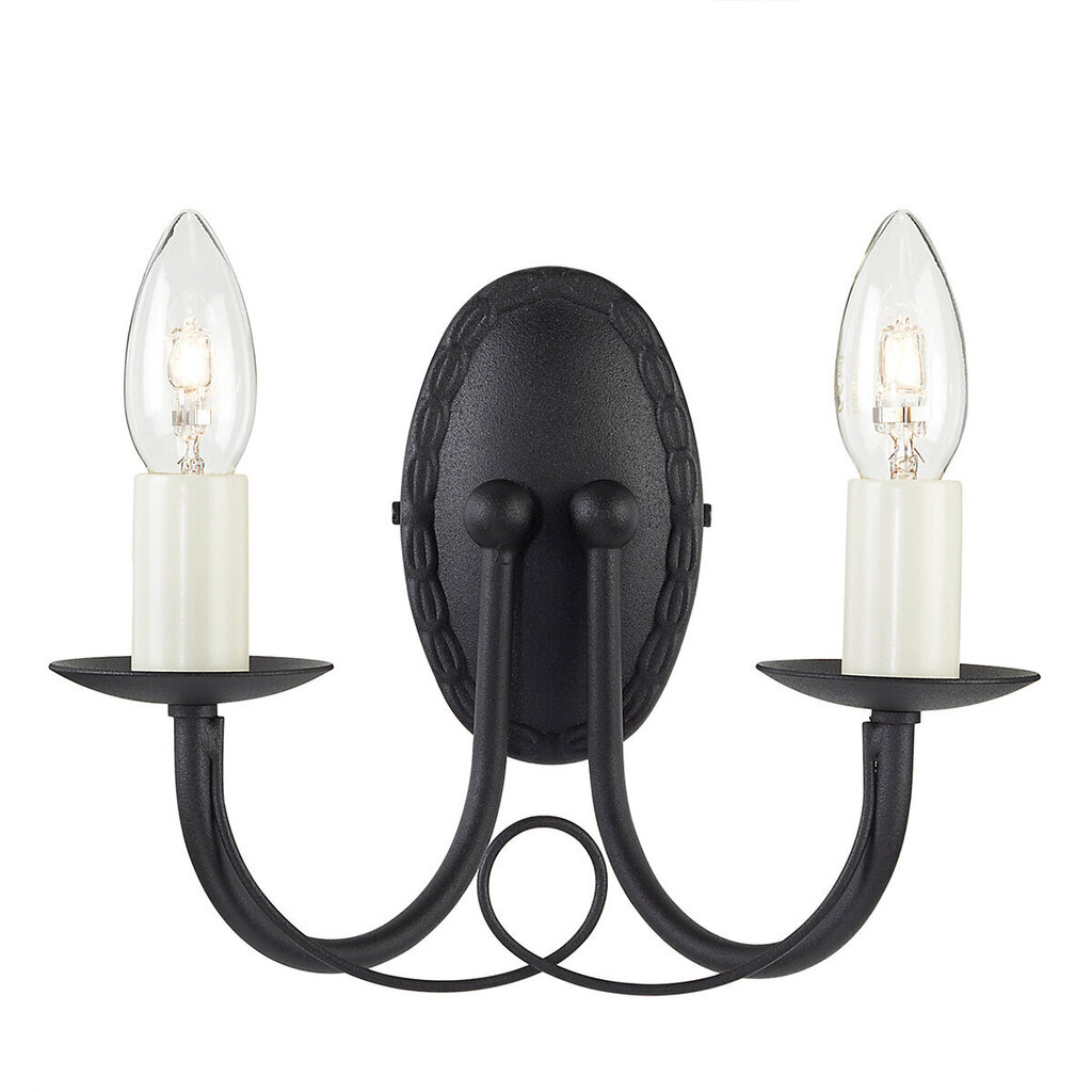 Seinävalaisin Elstead Lighting Minster MN2-MUSTA hinta ja tiedot | Seinävalaisimet | hobbyhall.fi