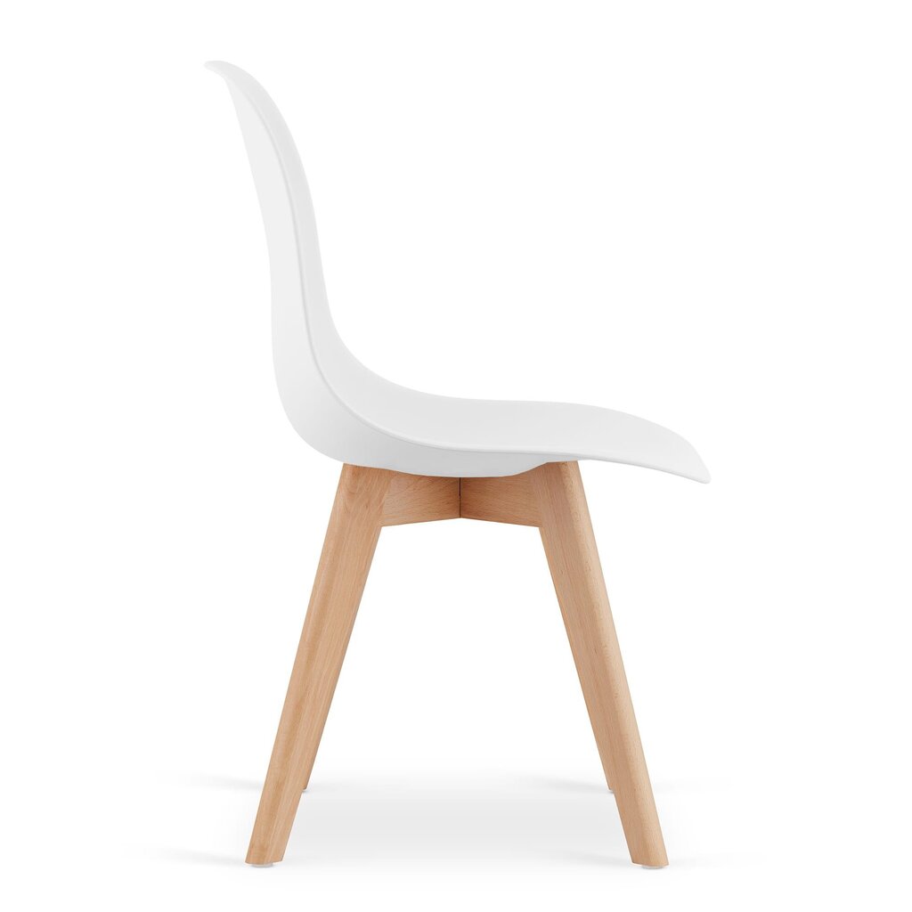 4-tuolisetti Kito, valkoinen hinta ja tiedot | Ruokapöydän tuolit | hobbyhall.fi