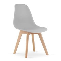 4-tuolisetti Kito, harmaa hinta ja tiedot | Ruokapöydän tuolit | hobbyhall.fi