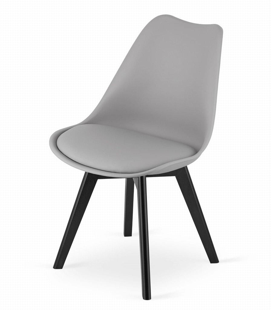 4-osainen tuolisarja Mark, harmaa/musta hinta ja tiedot | Ruokapöydän tuolit | hobbyhall.fi