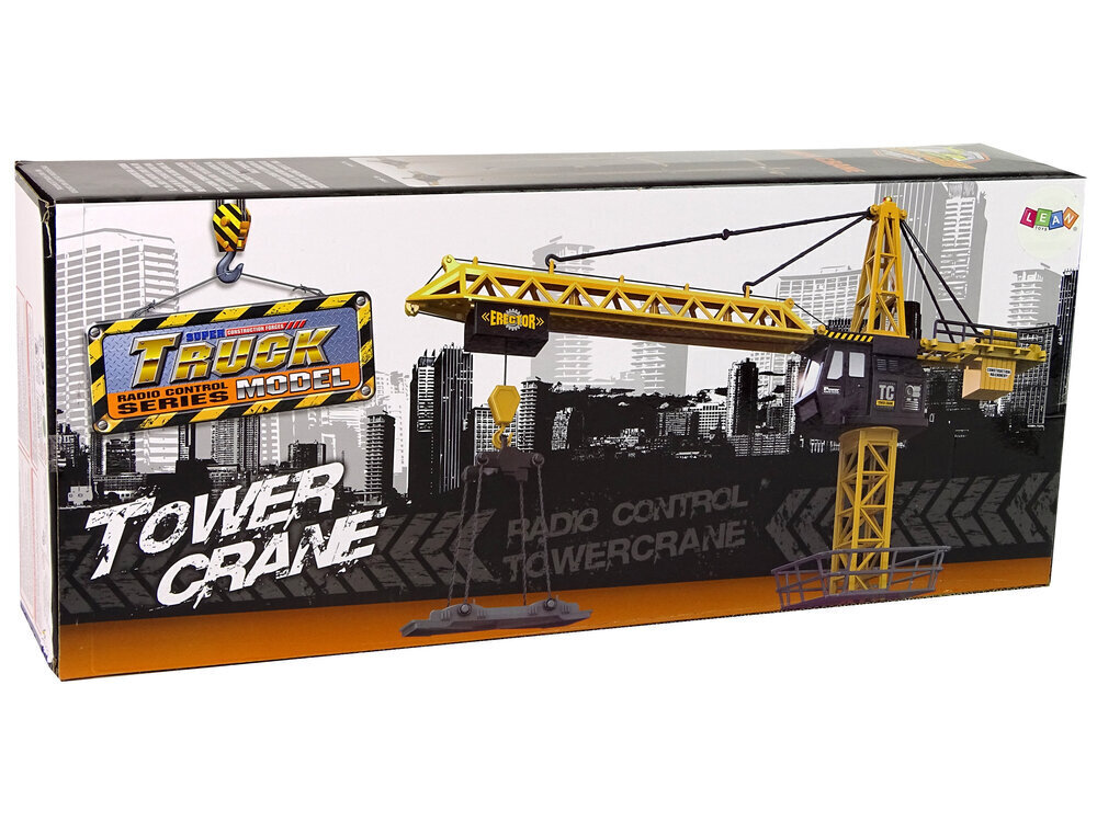 Lean toys Crane R/C kaukosäätimellä, korkeus 183 cm, 2 tasoa. hinta ja tiedot | Kehittävät lelut | hobbyhall.fi