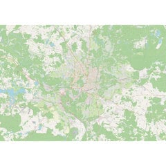 Valokuvatapetti - yksityiskohtainen kartta Vilna hinta ja tiedot | Valokuvatapetit | hobbyhall.fi