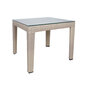 Lisäpöytä WICKER 50x50xH45cm, beige hinta ja tiedot | Puutarhapöydät | hobbyhall.fi