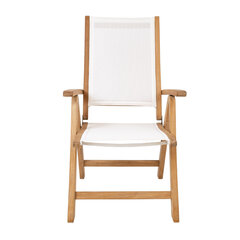 Tuoli BALI 60x70xH110cm, valkoinen hinta ja tiedot | Puutarhatuolit | hobbyhall.fi