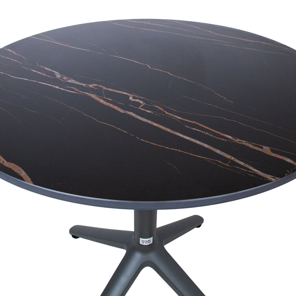 Pöytä BEIDA D70xH72cm, harmaa hinta ja tiedot | Puutarhapöydät | hobbyhall.fi