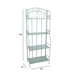 Hylly MINT 60x32xH156cm, antiikki vihreä hinta ja tiedot | Puutarhatuolit | hobbyhall.fi