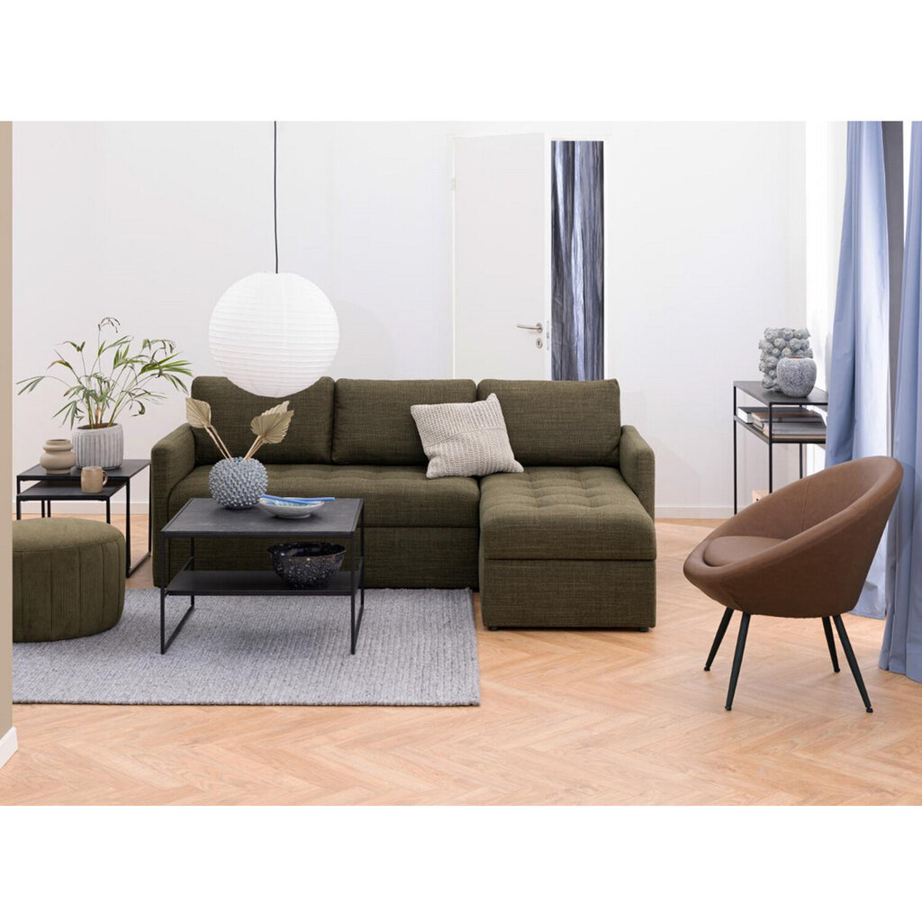 Sohvapöydät 2 kpl INFINITY, 50x50xH45cm, musta marmori hinta ja tiedot | Sohvapöydät | hobbyhall.fi