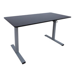Työpöytä ERGO OPTIMAL 1 moottorilla 120x60cm, musta hinta ja tiedot | Tietokonepöydät ja työpöydät | hobbyhall.fi