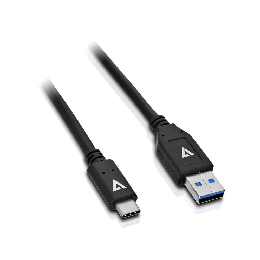 USB-kaapeli V7 V7U2C-1M-BLK-1E hinta ja tiedot | Kaapelit ja adapterit | hobbyhall.fi