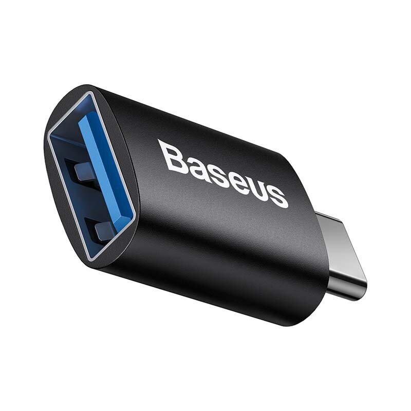 Baseus Ingenuity USB-C to USB-A adapter OTG (Black) hinta ja tiedot | Adapterit | hobbyhall.fi
