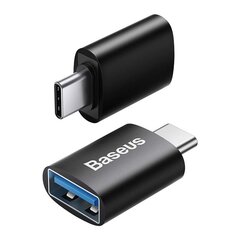 Baseus Ingenuity USB-C to USB-A adapter OTG (Black) hinta ja tiedot | Baseus Tietokoneet ja pelaaminen | hobbyhall.fi