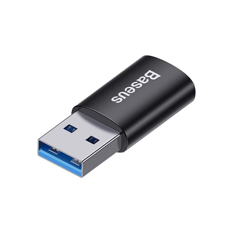 Baseus Ingenuity USB-A to USB-C adapter OTG (black) hinta ja tiedot | Adapterit | hobbyhall.fi