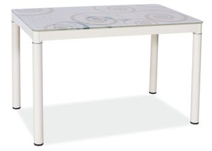 Keittiön pöytä Damar, beige 100x60 cm hinta ja tiedot | Ruokapöydät | hobbyhall.fi