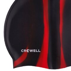 Uimalakki Silikoni Crowell Multi Flame Musta Punainen hinta ja tiedot | Crowell Urheiluvälineet | hobbyhall.fi