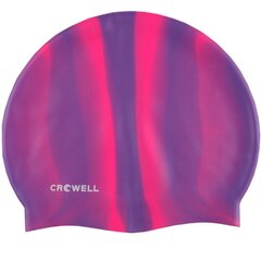 Uimalakki Crowell Multi Flame Violetti-vaaleanpunainen hinta ja tiedot | Uimalakit | hobbyhall.fi