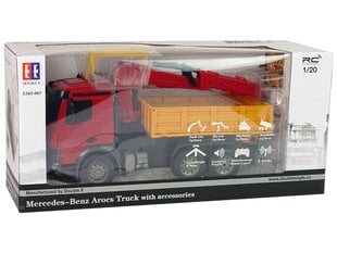 Kauko-ohjattava Mercedes Arocs nosturiauto HDS R/C auto + kauko-ohjain R/C USB hinta ja tiedot | Poikien lelut | hobbyhall.fi