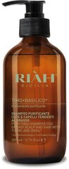 Puhdistava shampoo timjami- ja basilikauutteella Riah Sicilia, 200 ml hinta ja tiedot | Shampoot | hobbyhall.fi
