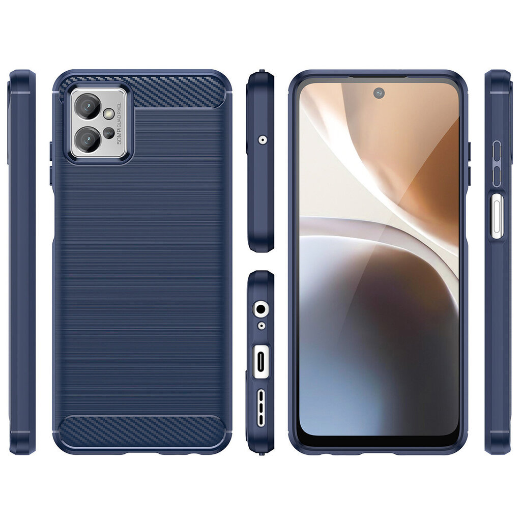 Carbon Case, Realme C31, musta hinta ja tiedot | Puhelimen kuoret ja kotelot | hobbyhall.fi