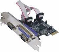 Mcab PCIe 2x Serial - 1x Parallel (7100067) hinta ja tiedot | Mcab Tietokoneet ja pelaaminen | hobbyhall.fi