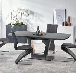 Pöytä Bilotti, musta / ruskea hinta ja tiedot | Ruokapöydät | hobbyhall.fi