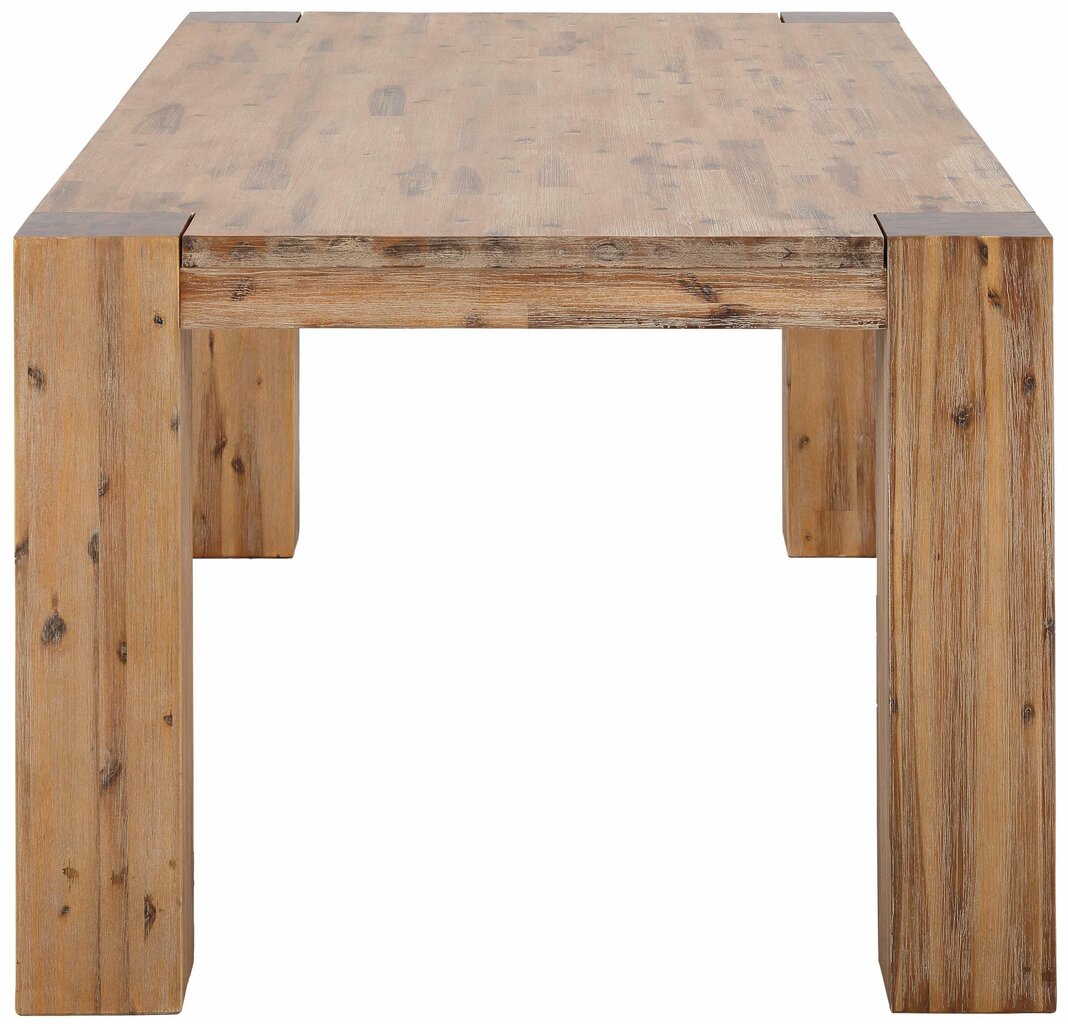 Pöytä Aisha 180, vaaleanruskea hinta ja tiedot | Ruokapöydät | hobbyhall.fi