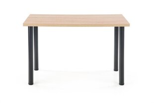 Ruokapöytä Modex 120x60 cm, sonoma tammi/musta hinta ja tiedot | Ruokapöydät | hobbyhall.fi