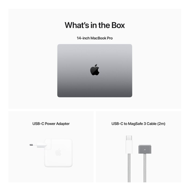 14-inch MacBook Pro: Apple M2 Pro chip with 12‑core CPU and 19‑core GPU, 1TB SSD - Space Grey MPHF3ZE/A hinta ja tiedot | Kannettavat tietokoneet | hobbyhall.fi
