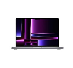 14-inch MacBook Pro: Apple M2 Pro chip with 10‑core CPU and 16‑core GPU, 512GB SSD - Space Grey MPHE3KS/A hinta ja tiedot | Kannettavat tietokoneet | hobbyhall.fi