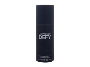 Calvin Klein Defy deodorantti miehille, 150 ml hinta ja tiedot | Miesten ihonhoito | hobbyhall.fi