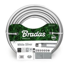 Puutarhan kasteluletku 5-kerroksinen Bradas NTS WHITE SILVER 1/2" - 50 m hinta ja tiedot | Puutarhaletkut, kastelukannut ja muut kastelutarvikkeet | hobbyhall.fi