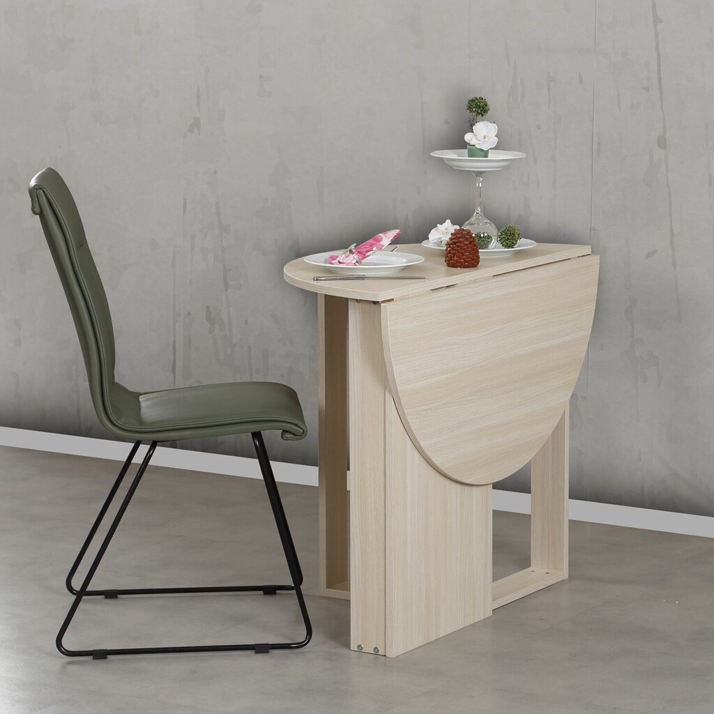 Laajennettava pöytä Kalune Design Middle, beige hinta ja tiedot | Ruokapöydät | hobbyhall.fi