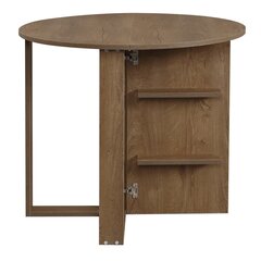 Laajennettava pöytä Kalune Design Middle, ruskea hinta ja tiedot | Ruokapöydät | hobbyhall.fi