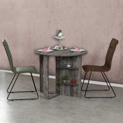 Laajennettava pöytä Kalune Design Middle, harmaa hinta ja tiedot | Ruokapöydät | hobbyhall.fi
