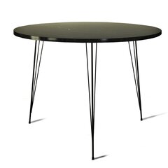 Pöytä Kalune Design Sandalf, musta hinta ja tiedot | Ruokapöydät | hobbyhall.fi