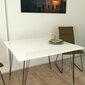 Pöytä Kalune Design Sandalf Square, valkoinen hinta ja tiedot | Ruokapöydät | hobbyhall.fi