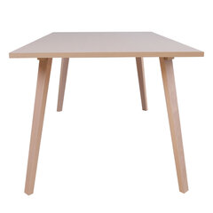 Ruokapöytä Adora 150x93 cm, vaalea pyökki hinta ja tiedot | Ruokapöydät | hobbyhall.fi
