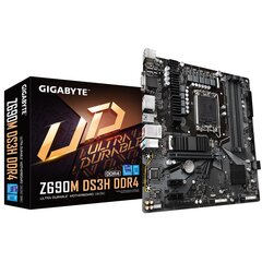 Gigabyte Z690MDS3HDDR4 hinta ja tiedot | Emolevyt | hobbyhall.fi