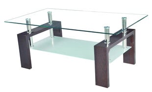 MLM-219 -sohvapöytä, 110 x 60 x 45 cm, karkaistua lasia hinta ja tiedot | Sohvapöydät | hobbyhall.fi