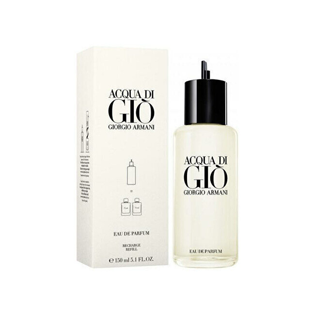 Hajuvesi miehille Giorgio Armani Miesten Acqua Di Gio Refill EDP, 150 ml hinta ja tiedot | Miesten hajuvedet | hobbyhall.fi